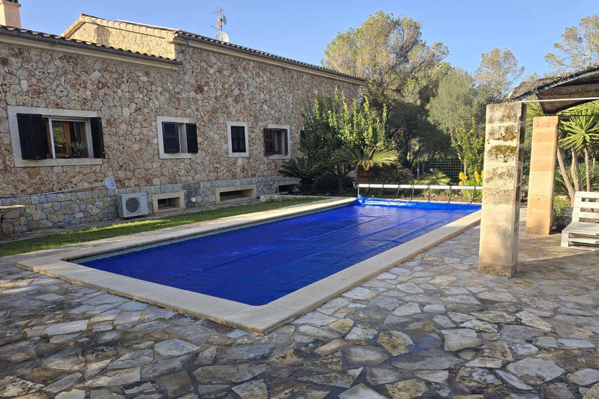 Finca Isabel Y Guillermo Con Posibilidad De Piscina Climatizada Синеу Экстерьер фото