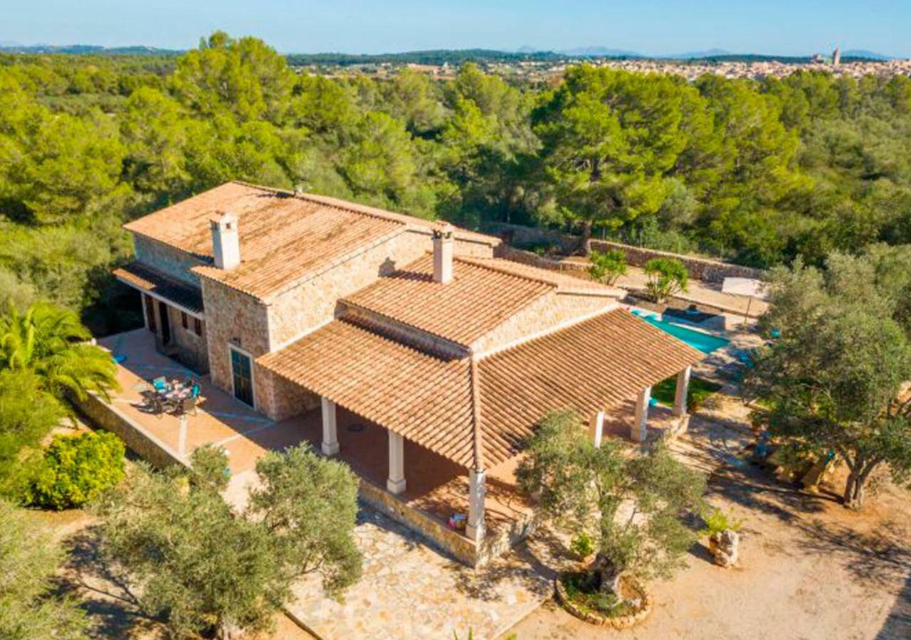 Finca Isabel Y Guillermo Con Posibilidad De Piscina Climatizada Синеу Экстерьер фото